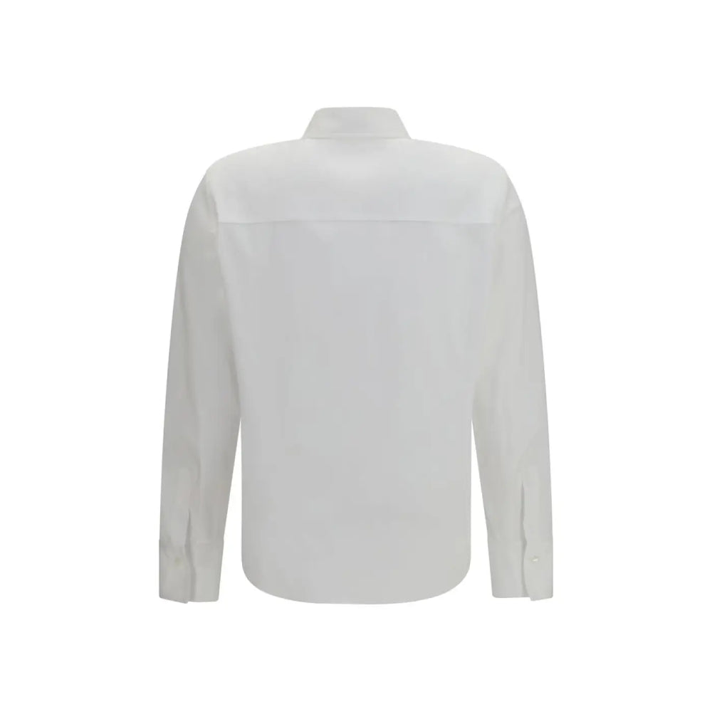 Brunello Cucinelli White Cotton Dress Shirt
