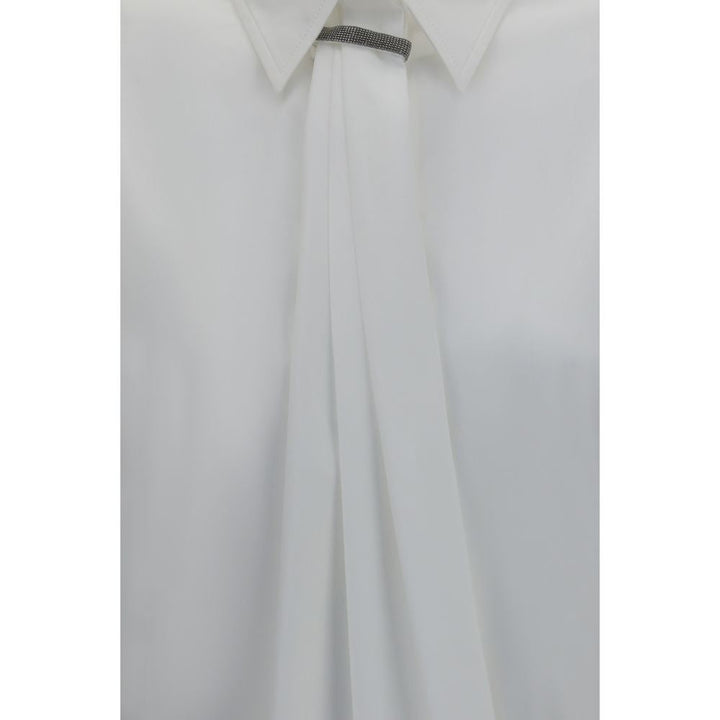 Brunello Cucinelli Shirts - White Cotton Dress Shirt