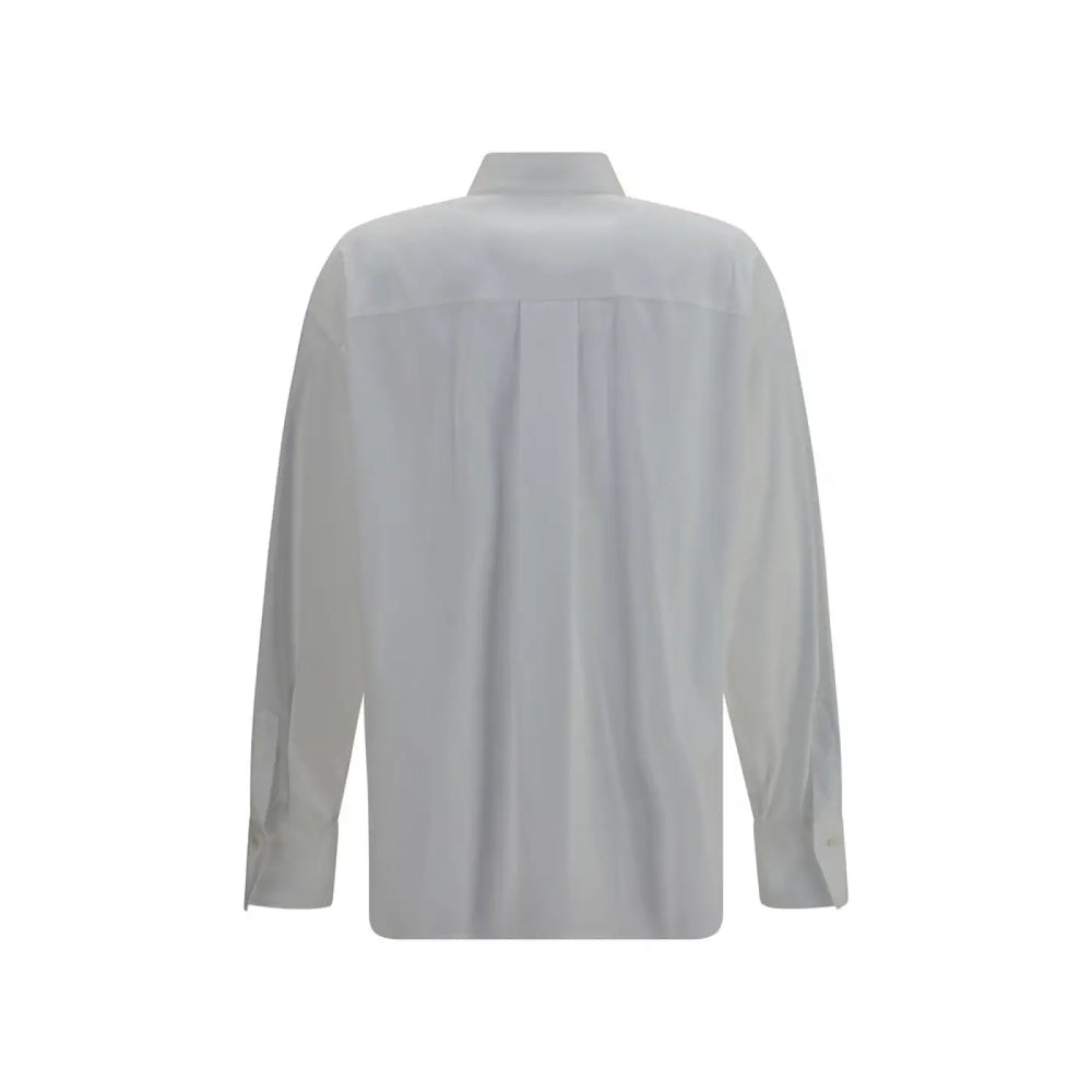 Brunello Cucinelli White Cotton Dress Shirt