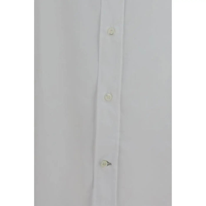 Brunello Cucinelli White Cotton Dress Shirt