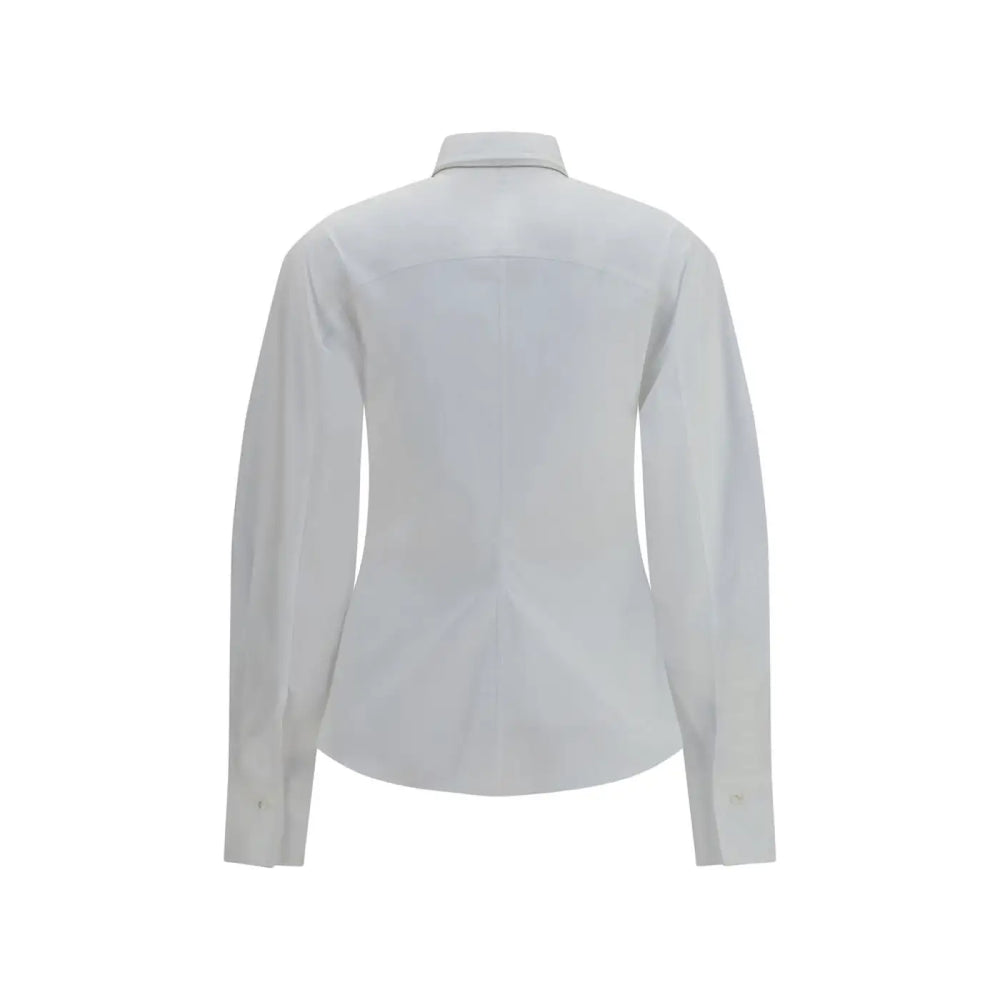 Brunello Cucinelli White Cotton Dress Shirt
