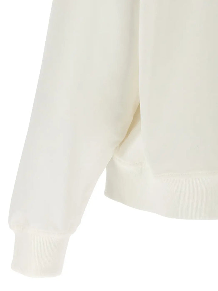 Brunello Cucinelli White Cotton Hoodie
