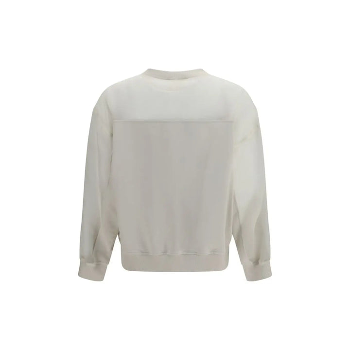 Brunello Cucinelli White Cotton Sweatshirt