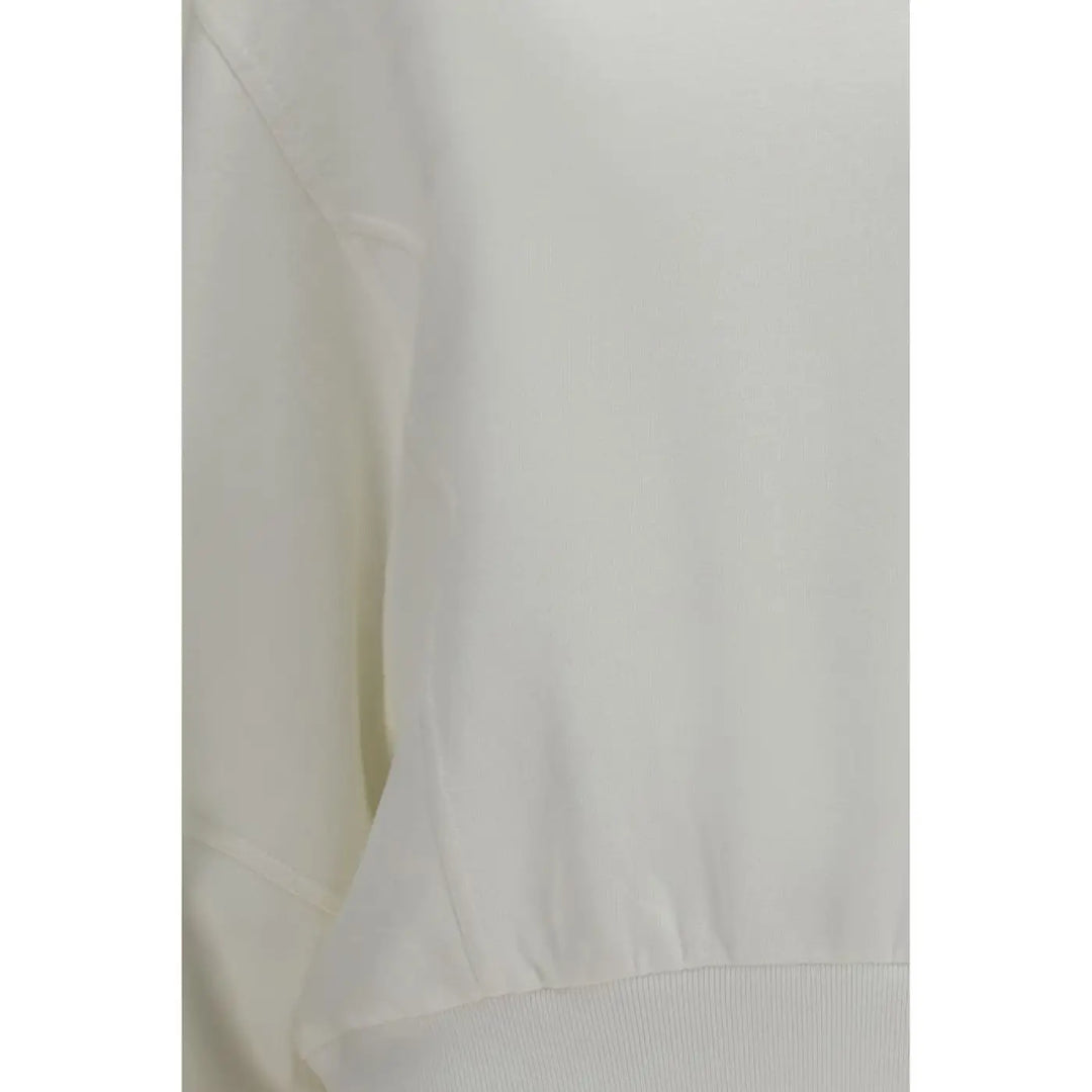 Brunello Cucinelli White Cotton Sweatshirt