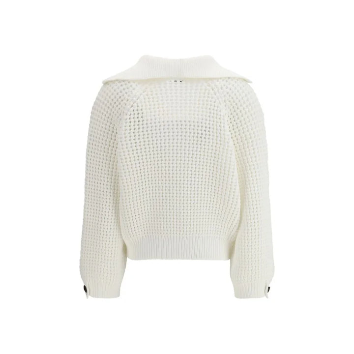 Brunello Cucinelli White Cotton Sweatshirt