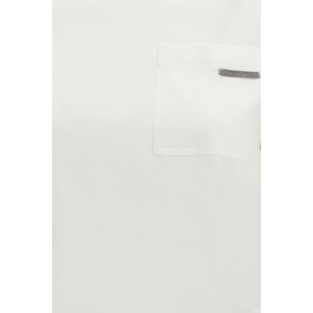 Brunello Cucinelli - White Cotton T-Shirt