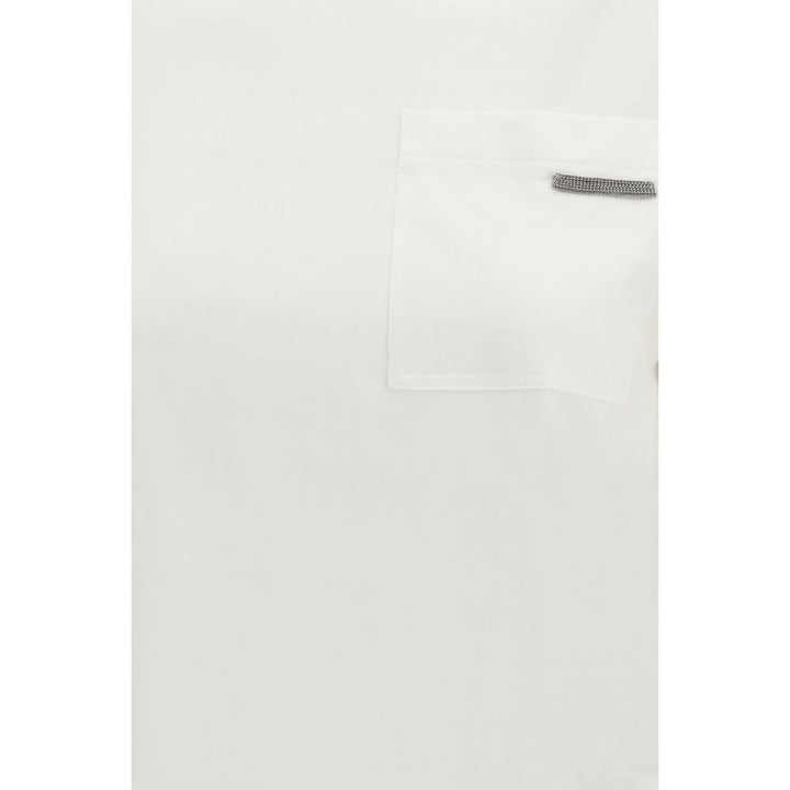 Brunello Cucinelli - White Cotton T-Shirt