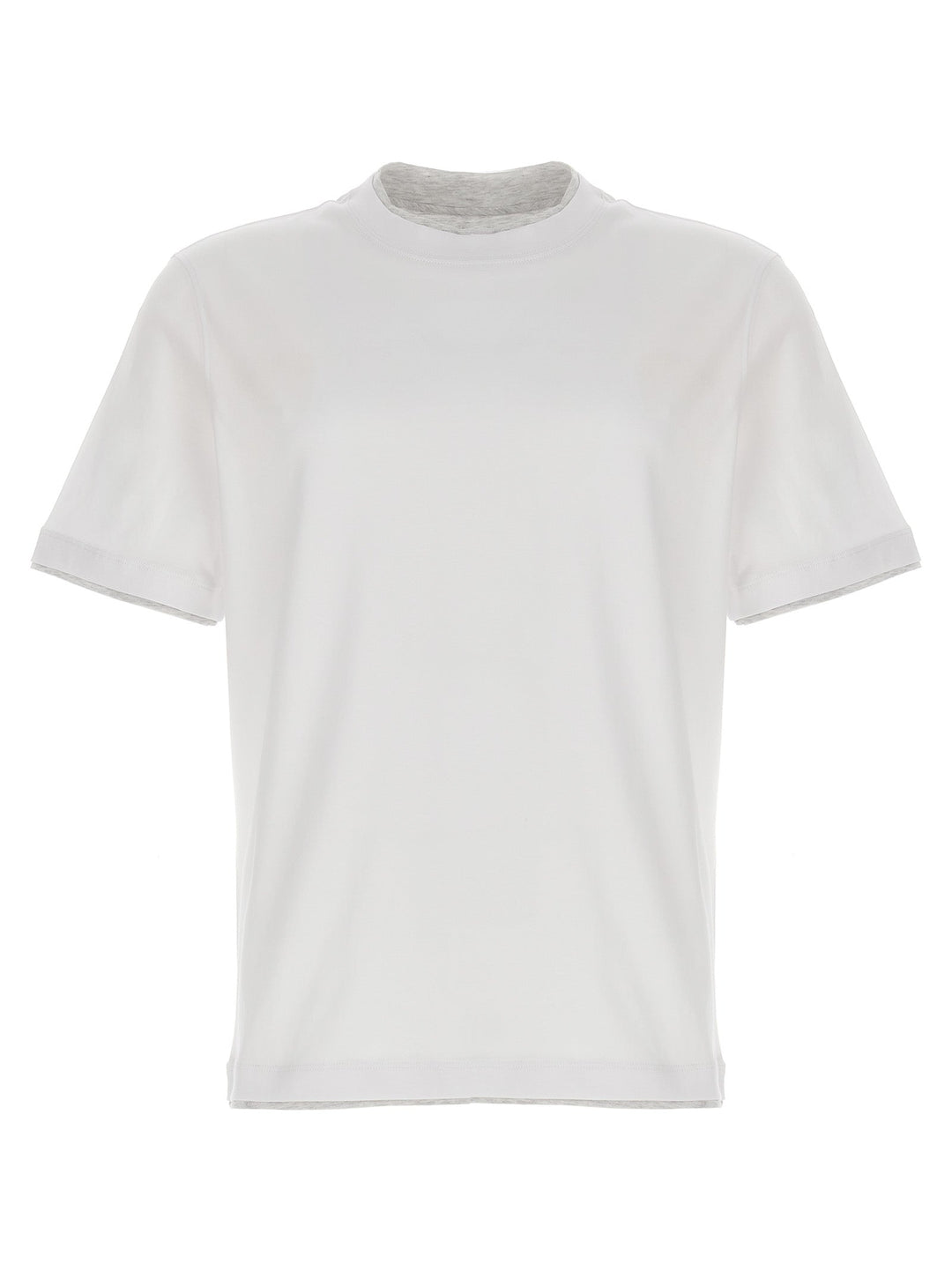 Brunello Cucinelli White Cotton T-shirt