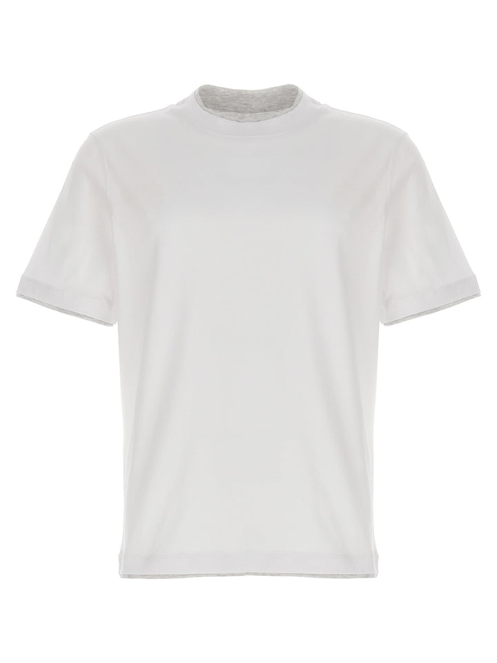 Brunello Cucinelli White Cotton T-shirt