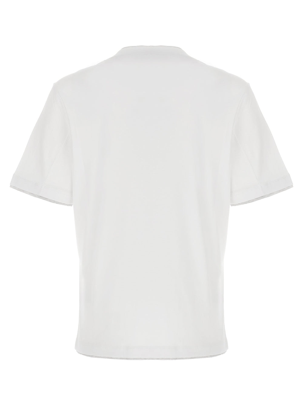 Brunello Cucinelli White Cotton T-shirt