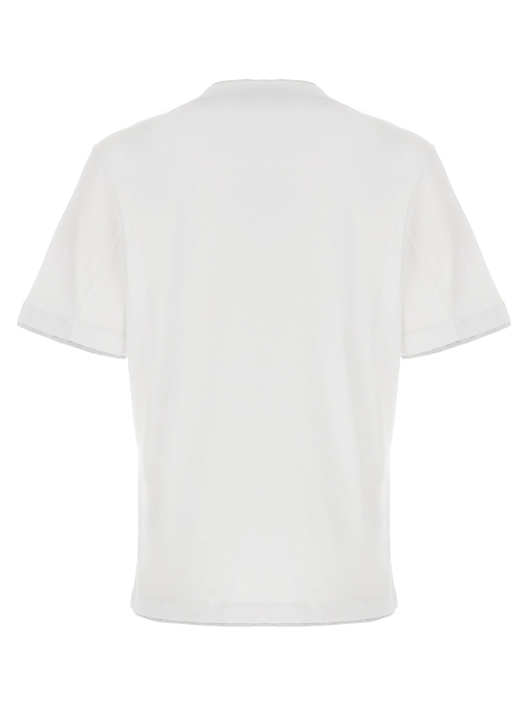 Brunello Cucinelli White Cotton T-shirt