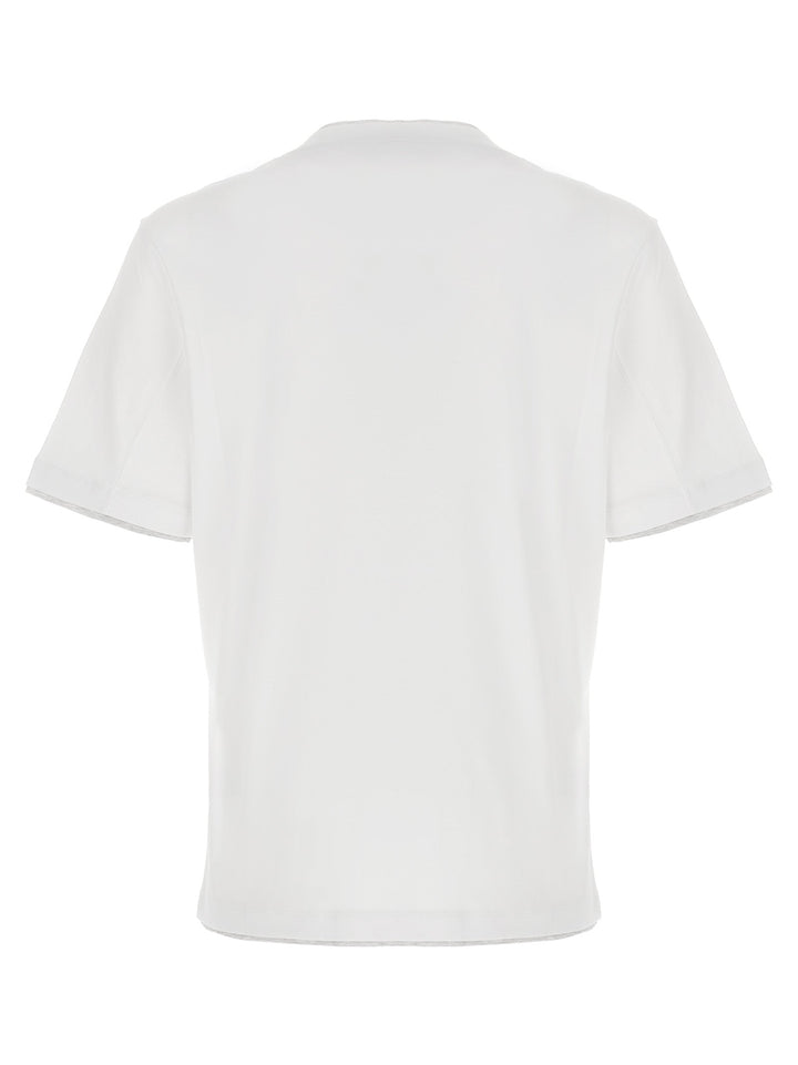 Brunello Cucinelli White Cotton T-shirt
