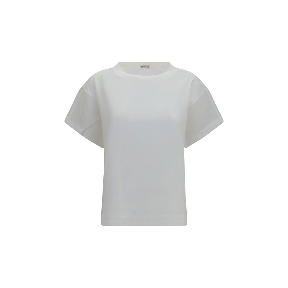 Brunello Cucinelli - White Cotton T-Shirt