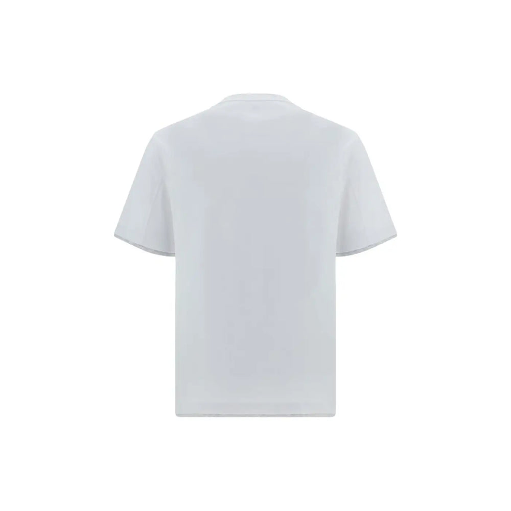Brunello Cucinelli White Cotton T-shirt