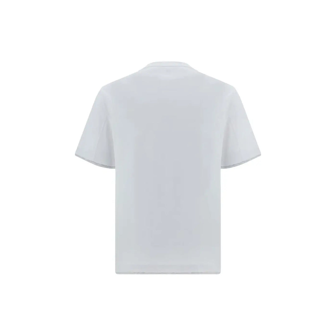 Brunello Cucinelli White Cotton T-shirt