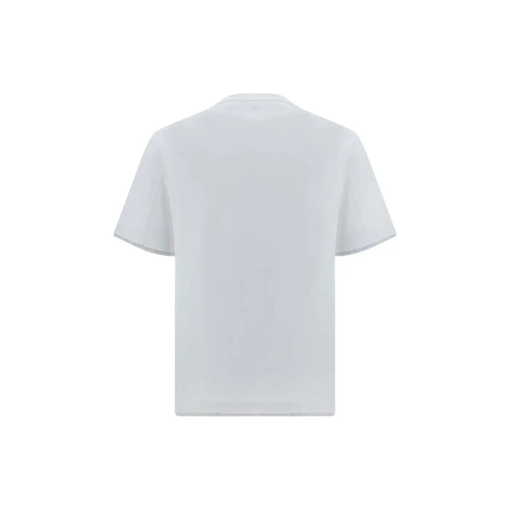 Brunello Cucinelli White Cotton T-shirt