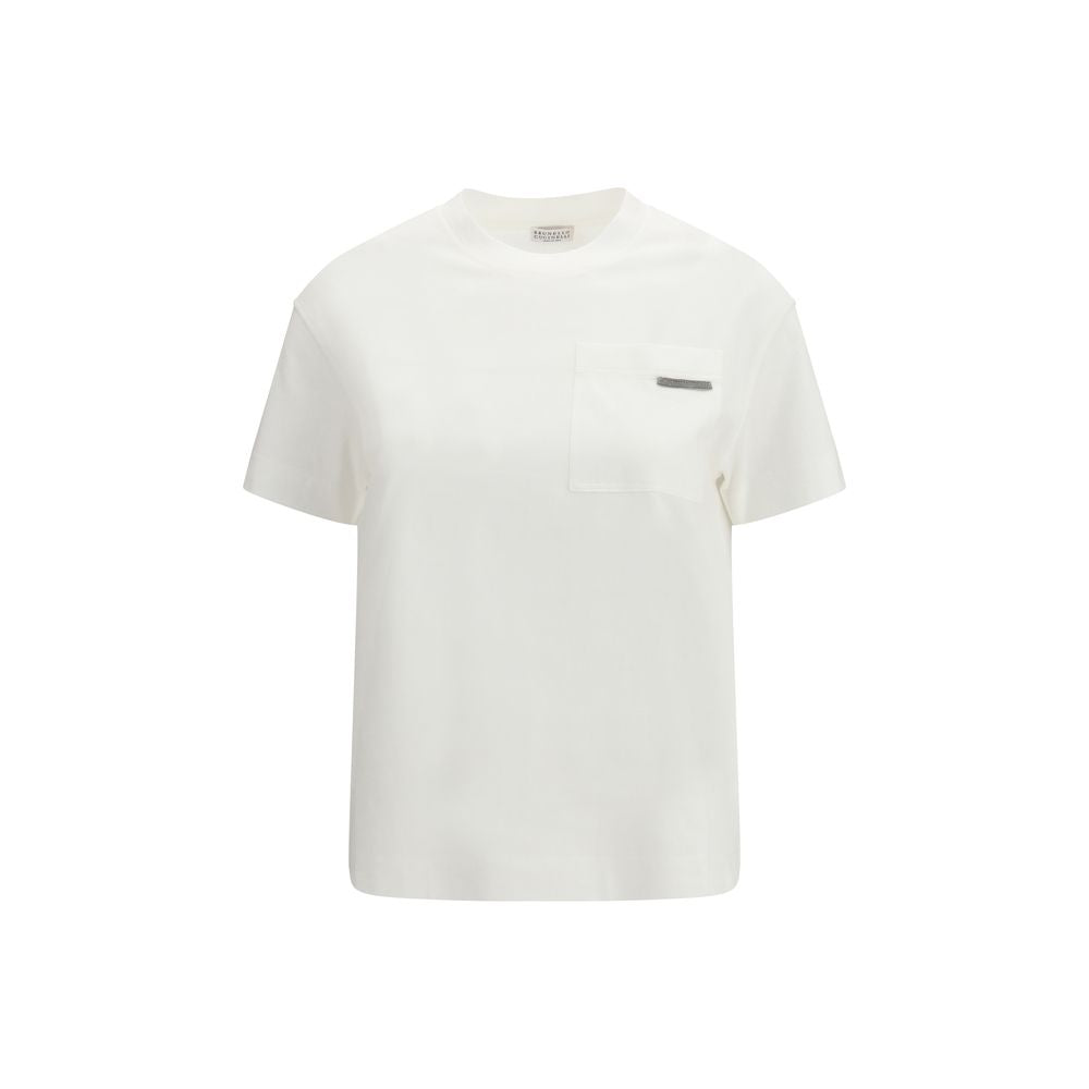 Brunello Cucinelli - White Cotton T-Shirt