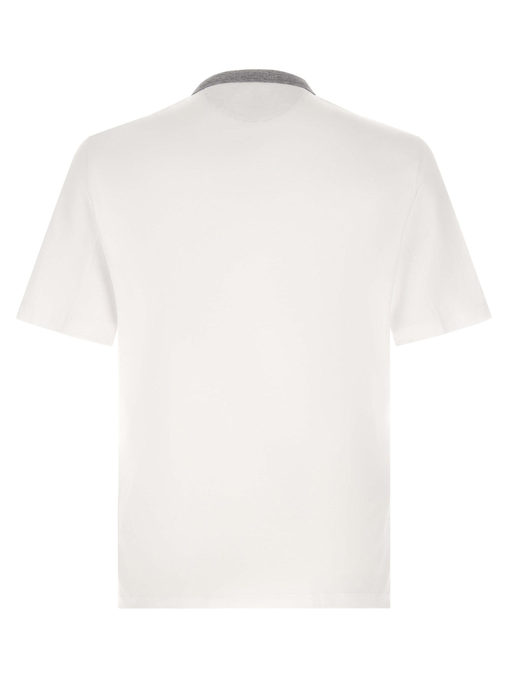 Brunello Cucinelli White Cotton T-shirt