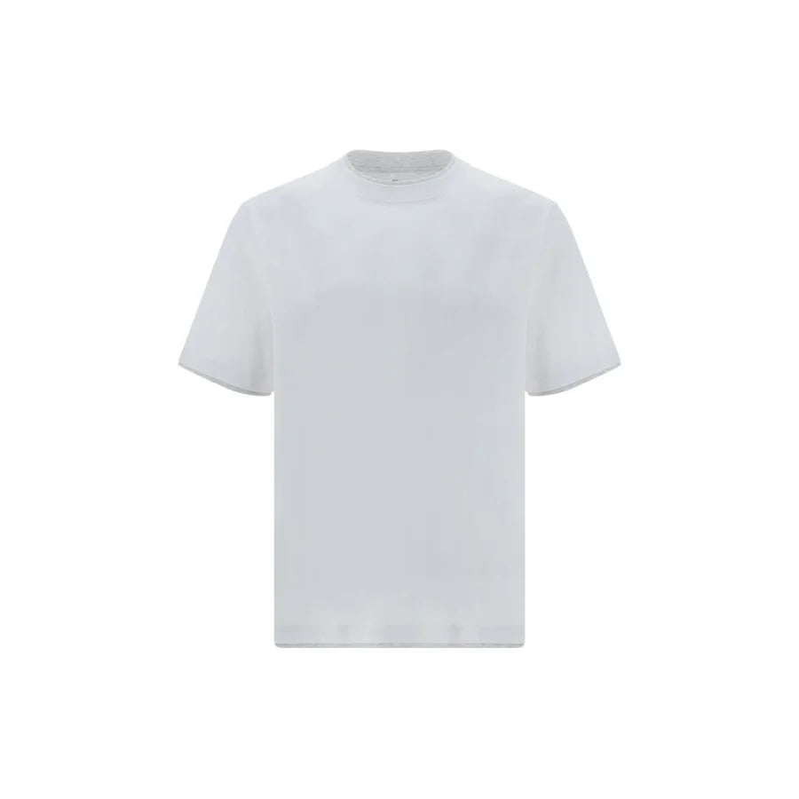 Brunello Cucinelli White Cotton T-Shirt