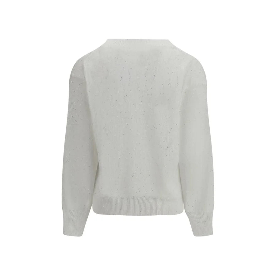 Brunello Cucinelli White Linen Sweatshirt