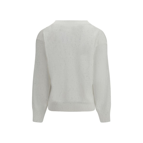 Brunello Cucinelli - White Linen T-Shirt