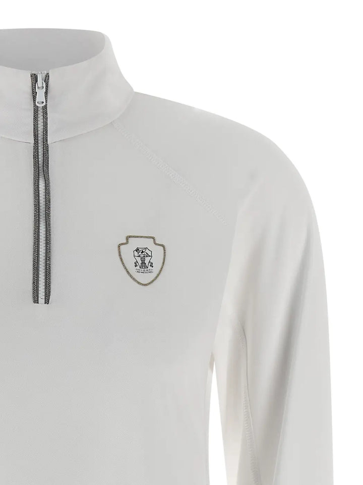 Brunello Cucinelli White Polyamide Cardigan