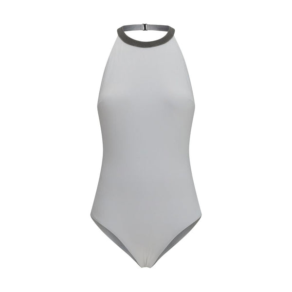 Brunello Cucinelli White Polyamide One-piece Swimsuit - Women’s Swimsuits