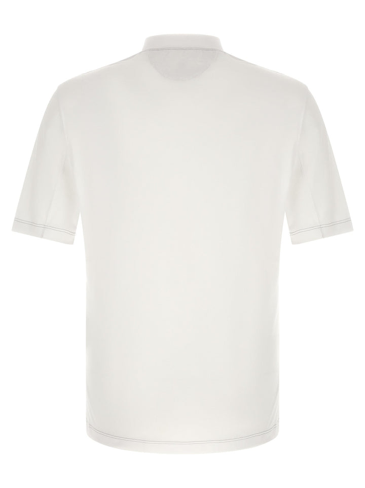 Brunello Cucinelli White Polyamide T-shirt