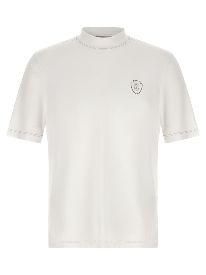 Brunello Cucinelli White Polyamide T-shirt