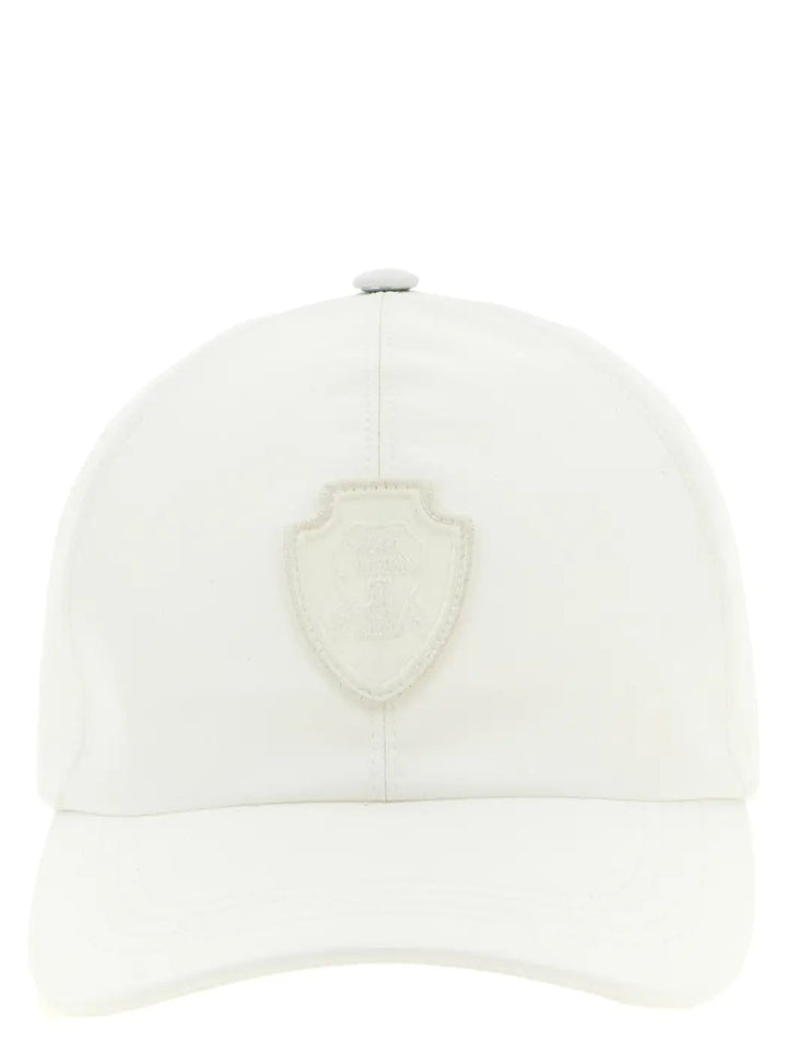 Brunello Cucinelli White Polyester Cap (baseball Hat)