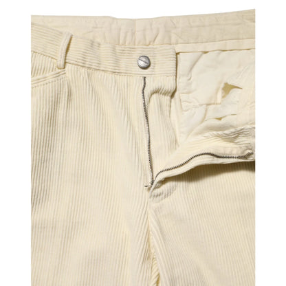 Burberry Beige Corduroy Cotton Trousers for Men