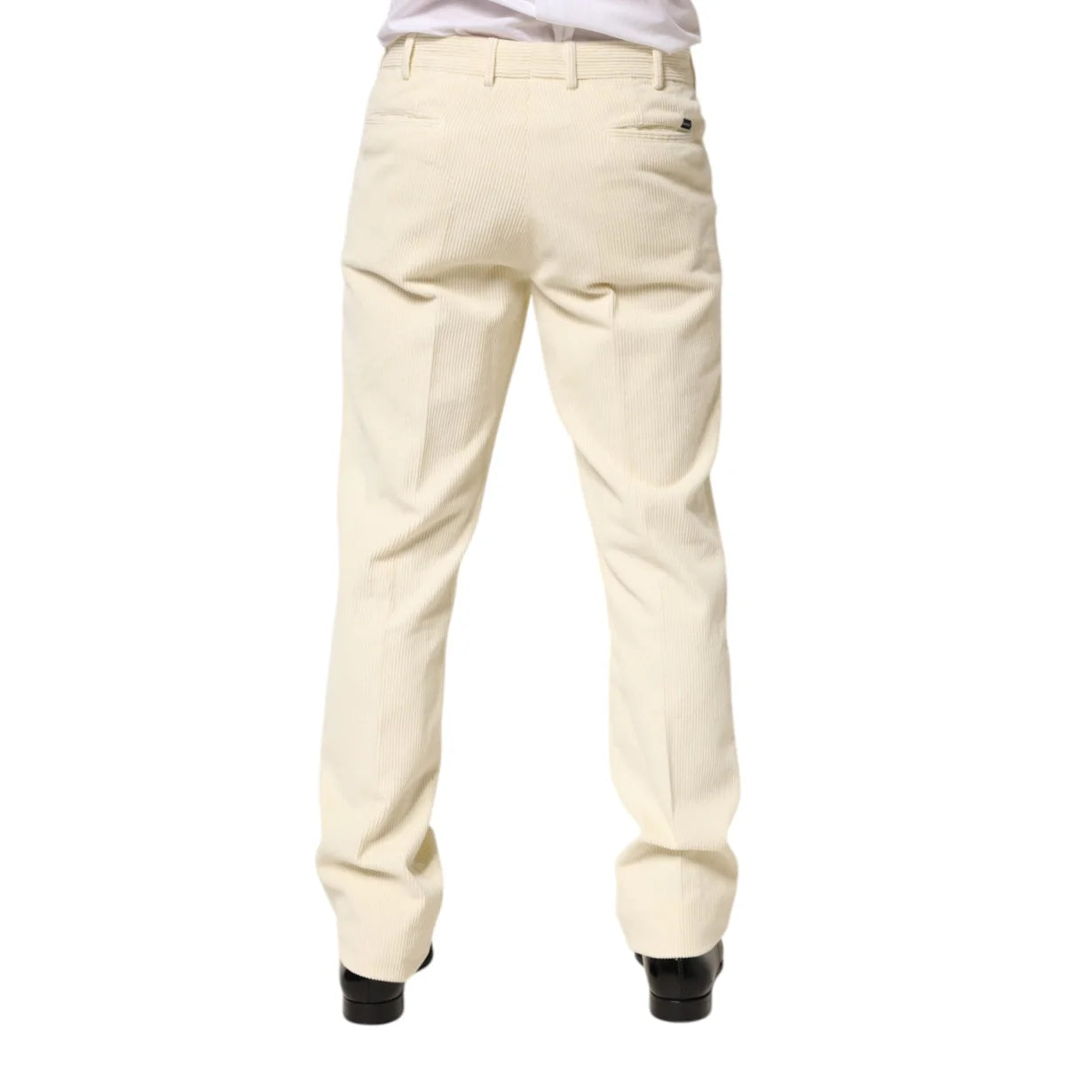 Burberry Beige Corduroy Cotton Trousers for Men