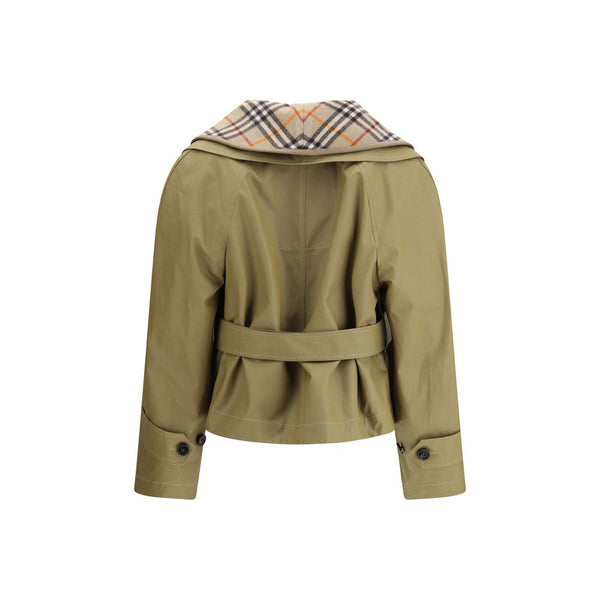 Burberry - Beige Cotton Full-Length Jacket