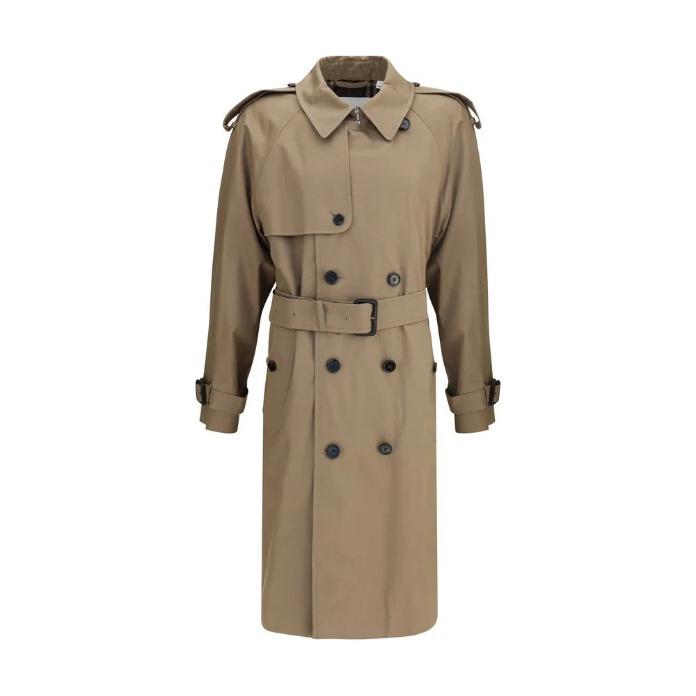 Burberry Beige Cotton Trench Coat