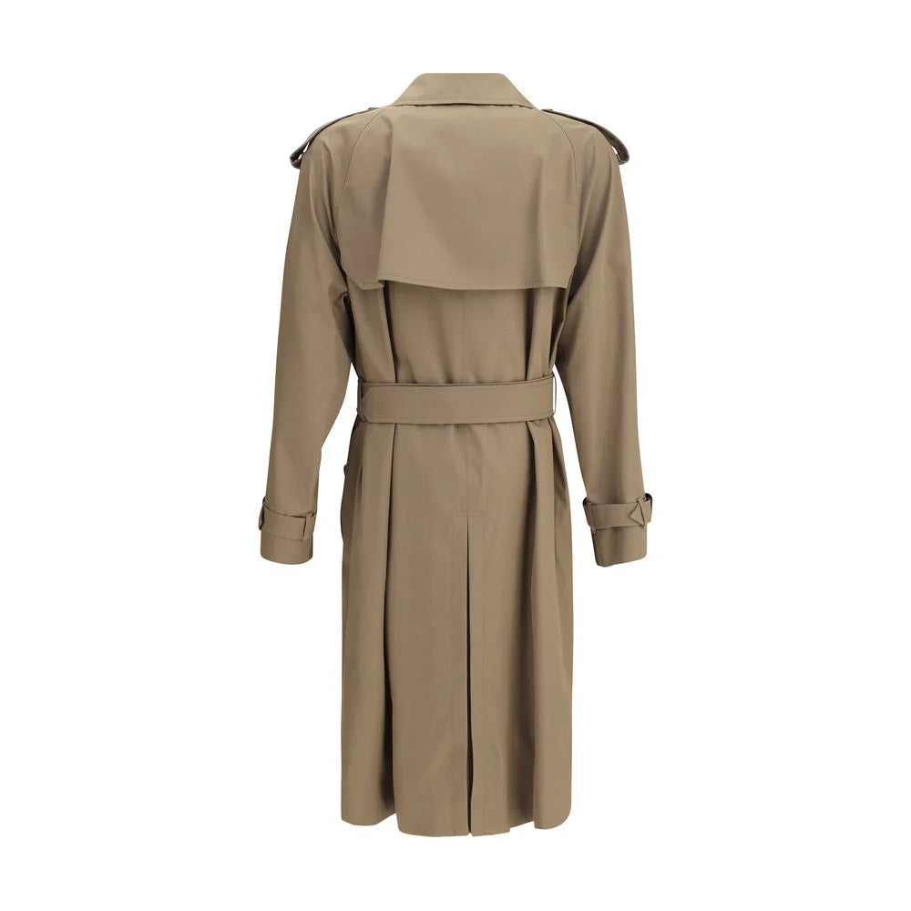 Burberry Beige Cotton Trench Coat