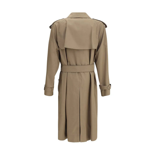 Burberry Beige Cotton Trench Coat