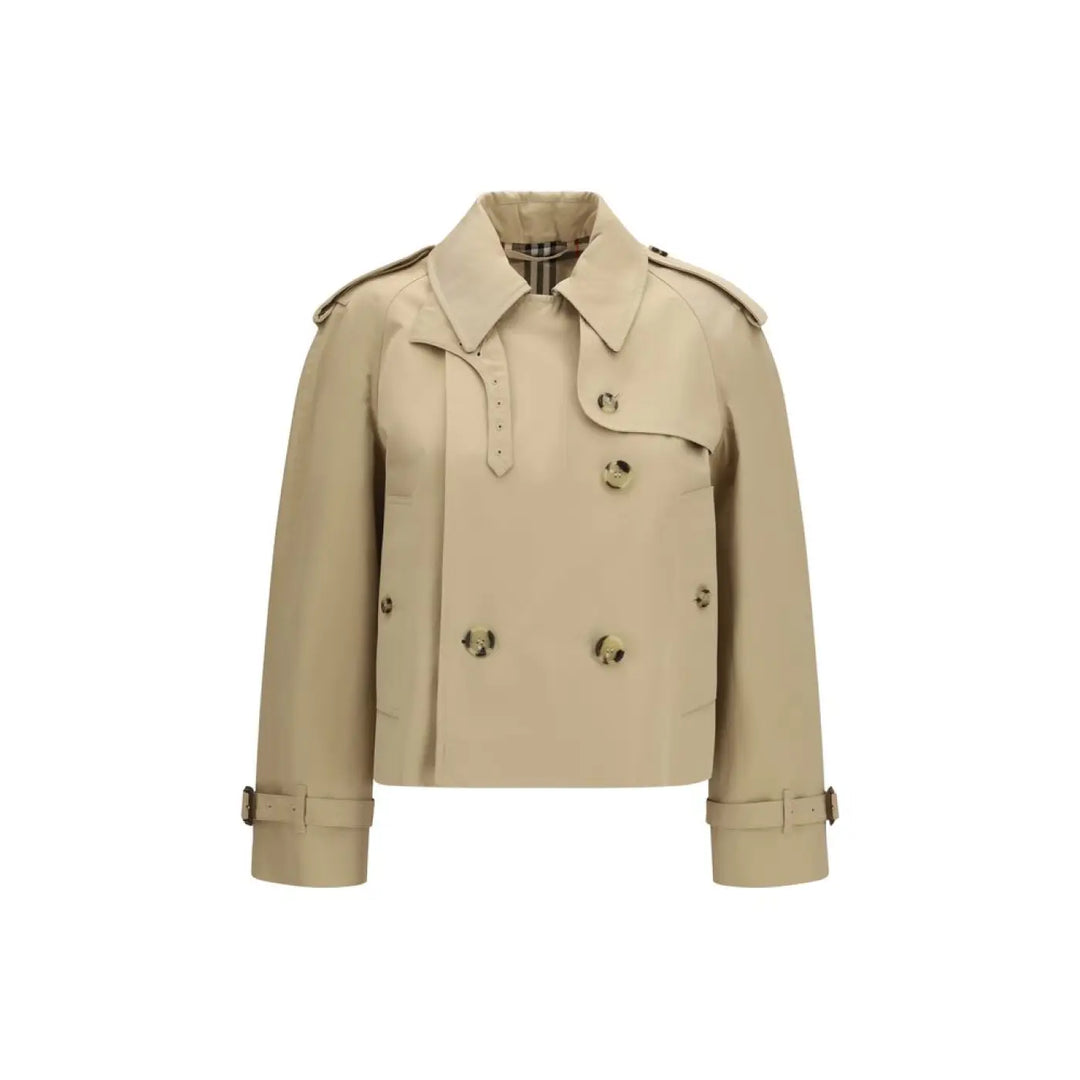 Burberry Beige Cotton Trench Coat