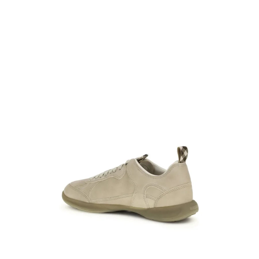 Burberry Beige Lamb Ovis Aries Athletic Sneakers