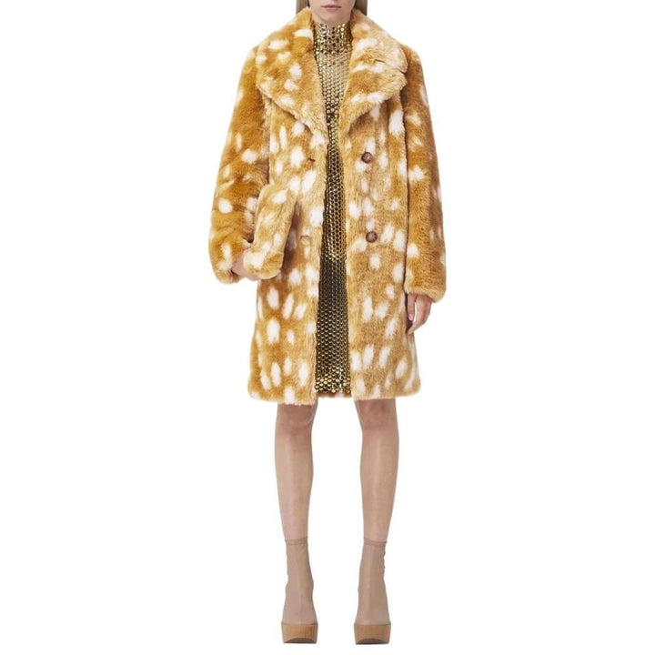 Burberry Overcoats - Beige Lambskin Coat
