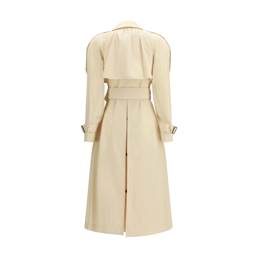 Burberry Trench Coats - Beige Polyester Coat