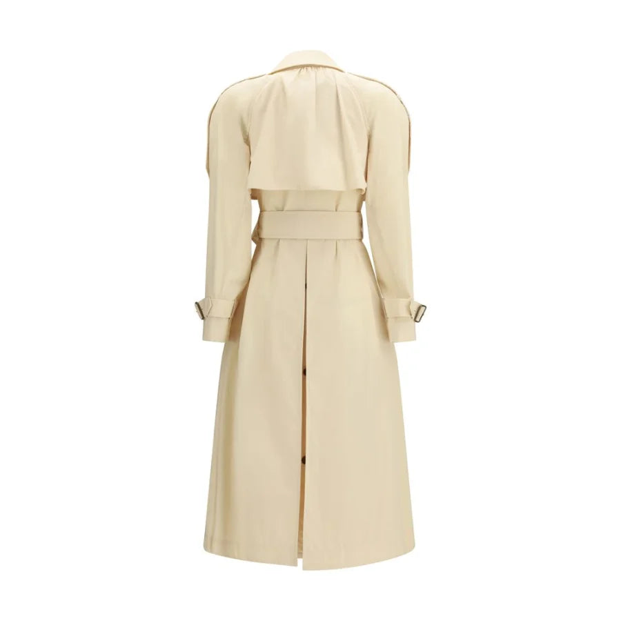 Burberry Beige Polyester Trench Coat