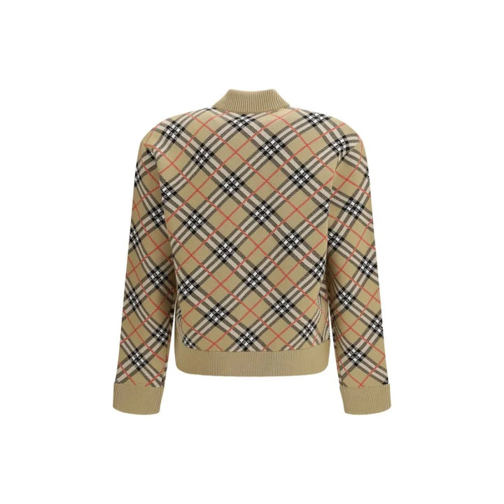 Burberry Beige Wool Bomber