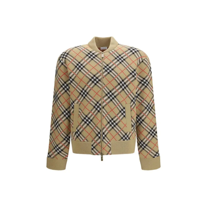 Burberry Beige Wool Bomber