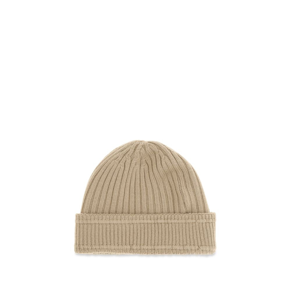 Burberry Beige Wool Oves Aries Beanie