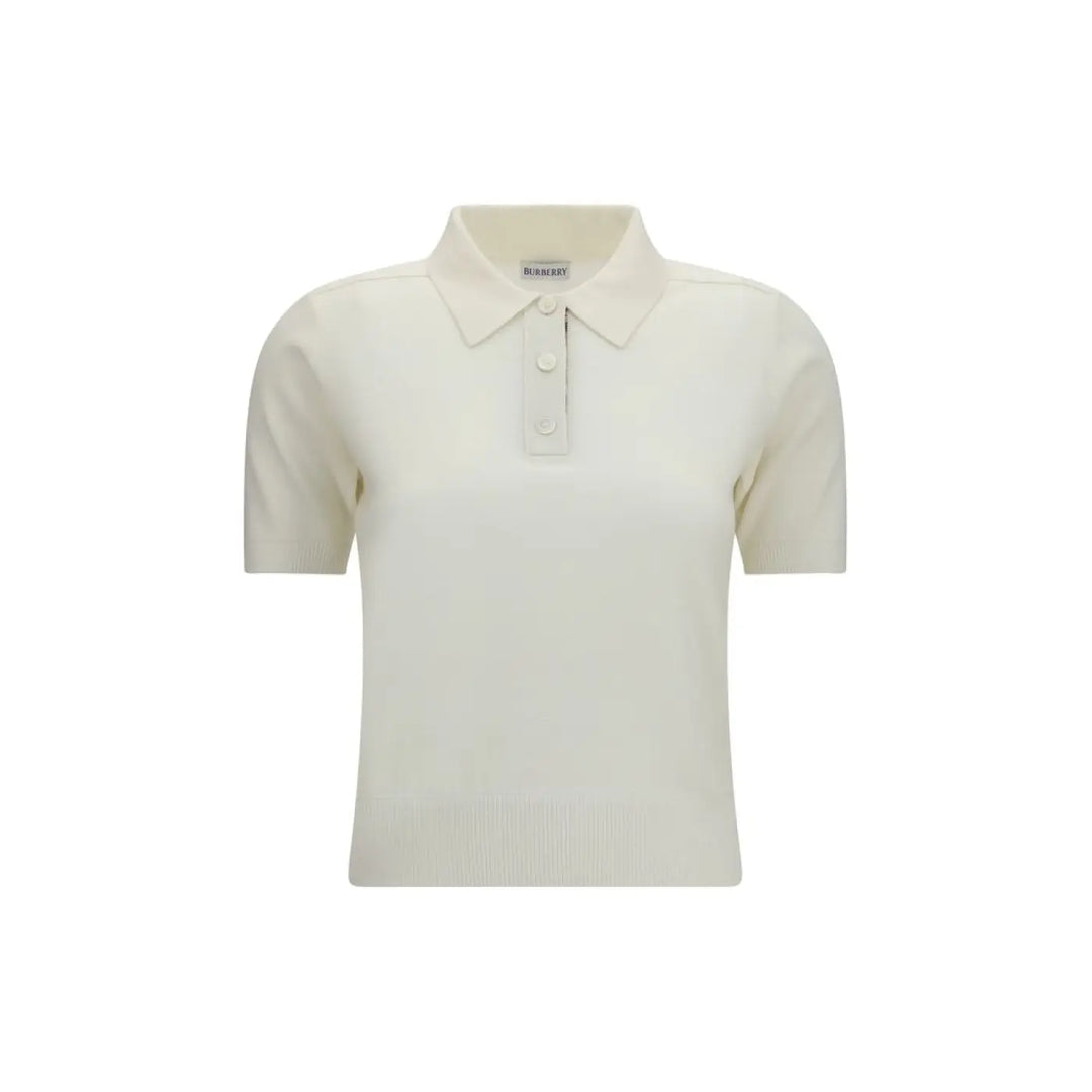Burberry Beige Wool Oves Aries Polo Shirt