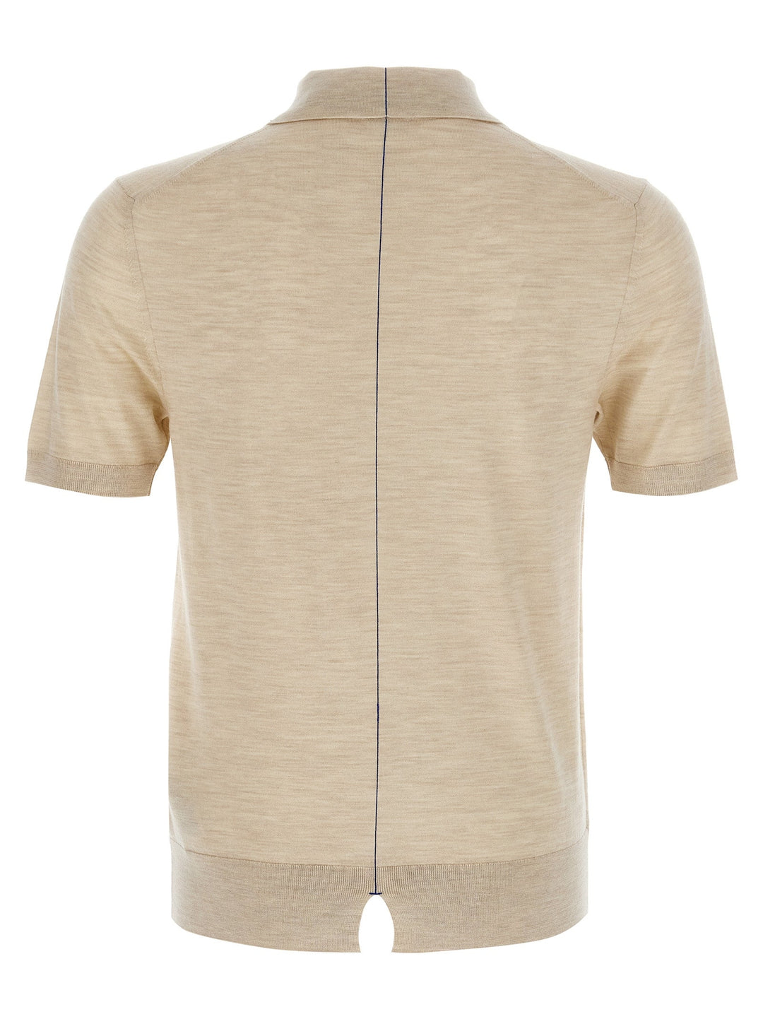 Burberry Beige Wool Polo Shirt