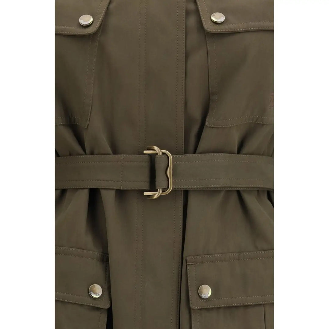 Burberry Bicolor Cotton Shell Jacket