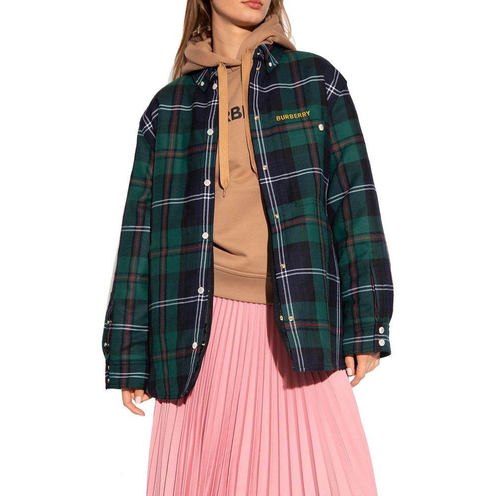 Burberry - Bicolor Wool Pattern Shirt