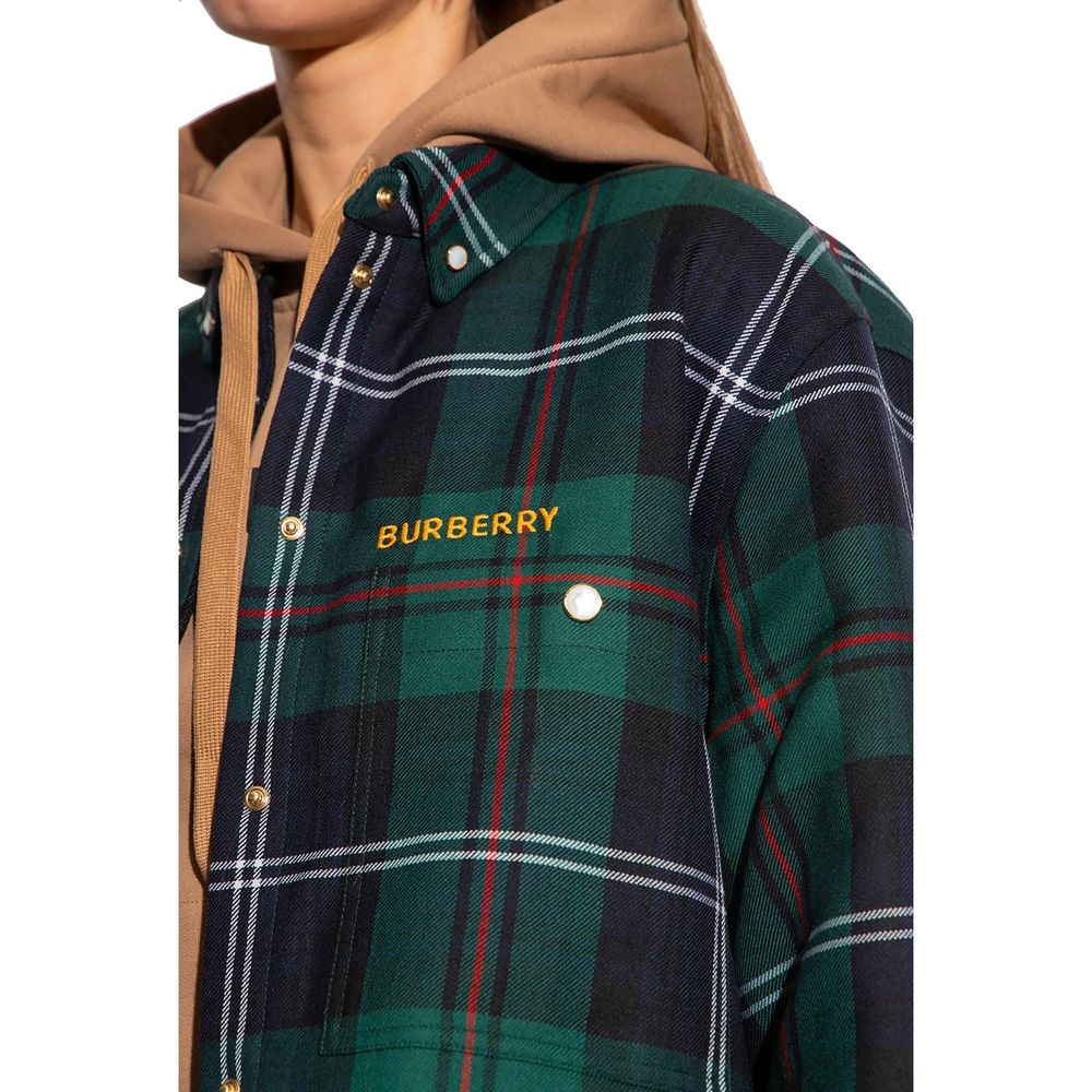 Burberry - Bicolor Wool Pattern Shirt