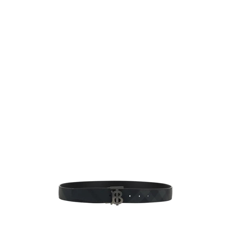 Burberry Black Calf Leather Bos Taurus Regular Belt